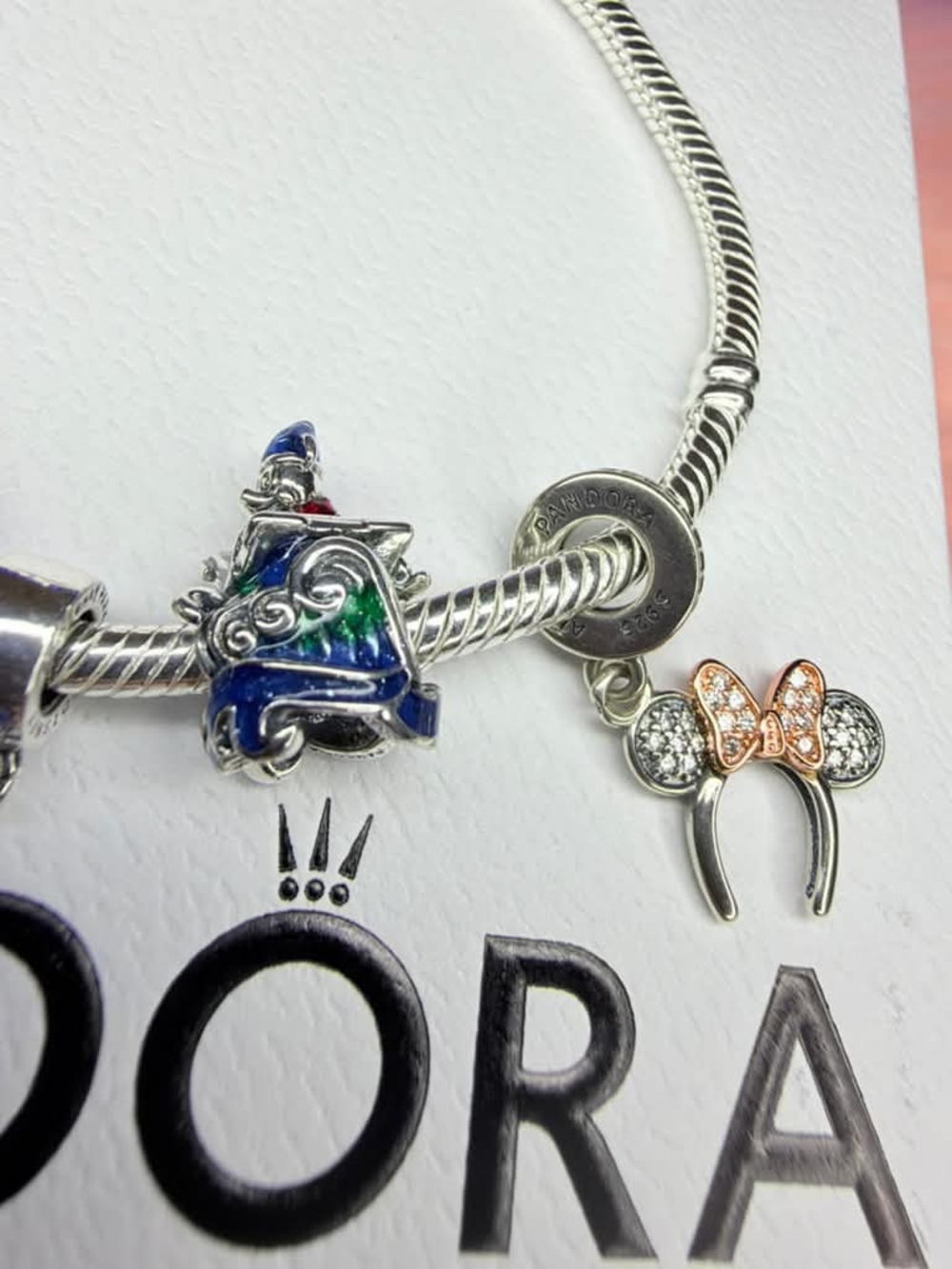 Pandora Silver Disney Mickey Charm Bracelet - Silver - Picture 11 of 13